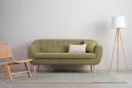 Ghế Sofa Thẳng Bọc Nhung Rotterdam-3 Danel Olive - Ảnh 11