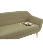 Ghế Sofa Thẳng Bọc Nhung Rotterdam-3 Danel Olive - Ảnh 4