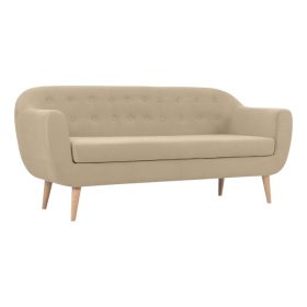 Ghế Sofa Thẳng Bọc Nhung Rotterdam-3 Danel Sand