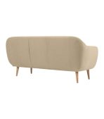 Ghế Sofa Thẳng Bọc Nhung Rotterdam-3 Danel Sand - Ảnh 6