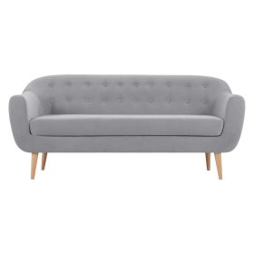 Ghế Sofa Thẳng Bọc Nhung Rotterdam-3 Danel Silver