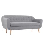 Ghế Sofa Thẳng Bọc Nhung Rotterdam-3 Danel Silver - Ảnh 2