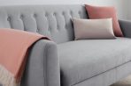 Ghế Sofa Thẳng Bọc Nhung Rotterdam-3 Danel Silver - Ảnh 9