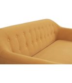 Ghế Sofa Thẳng Bọc Nhung Rotterdam-3 Danel Yellow - Ảnh 3