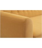 Ghế Sofa Thẳng Bọc Nhung Rotterdam-3 Danel Yellow - Ảnh 5