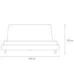 Giường Agami-Legs Vải Dệt 160 Latte Be Xám - Ảnh 13