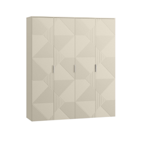 Tủ Quần Áo Shelton Trắng Kem-4