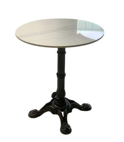 Bàn Cafe Cast Iron + Stone