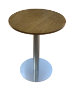 Bàn cafe chân inox tròn