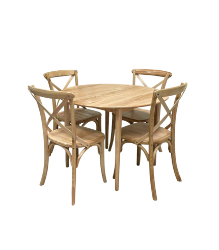 Bàn ăn Round Dining Tự Nhiên