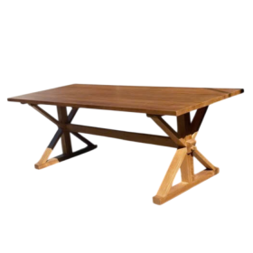 Bàn ăn Bow Leg Walnut Thường