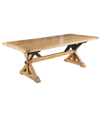 Bàn ăn Bow Leg Tự nhiên