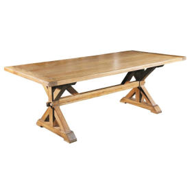 Bàn ăn Bow Leg Tự nhiên