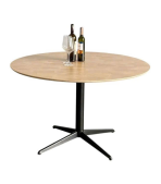 Bàn Cafe Iron Low Tự Nhiên