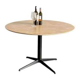 Bàn Cafe Iron Low Tự Nhiên