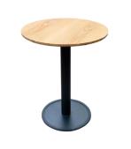 Bàn Cafe Iron Base Tự Nhiên