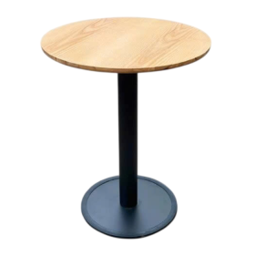 Bàn Cafe Iron Base Tự Nhiên