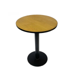 Bàn Cafe Iron Base Walnut Thường