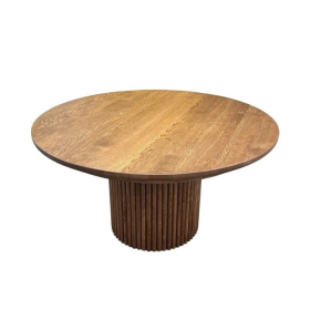 Bàn ăn Round Pedestal Walnut Thường