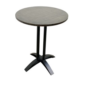 Bàn Cafe Iron Line Walnut Thường