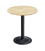 Bàn Cafe Cast Iron + Wood Tự Nhiên