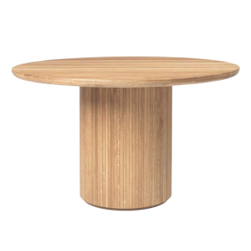 Bàn ăn Round Pedestal Walnut Nhạt