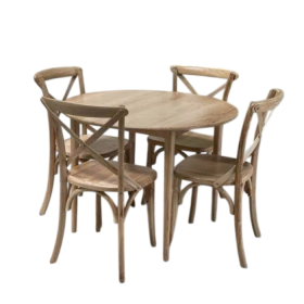 Bàn ăn Round Dining Walnut Thường