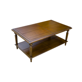 Bàn trà Classic Turned Leg Walnut Nhạt