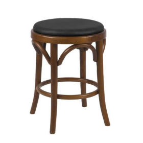 Đôn gỗ Ash Thonet Classic Walnut Thường