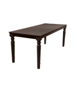 Bàn ăn Solid Leg Walnut Đậm