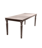 Bàn ăn Solid Leg Walnut Nhạt