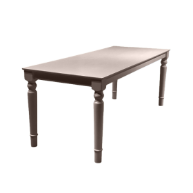 Bàn ăn Solid Leg Walnut Nhạt