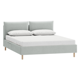 Giường Coverti Nhung 180 Danel Silver