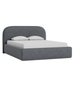 Giường Kevia Nhung 160 Danel Grafit