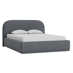 Giường Kevia Nhung 160 Danel Grafit