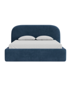 Giường Kevia Nhung 180 Danel Navy Blue - Ảnh 4