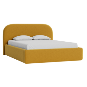 Giường Kevia Nhung 180 Ultra Mustard