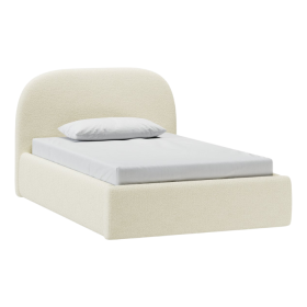 Giường Kevia Vải 120 Bucle White