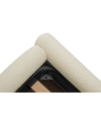 Giường Kevia Vải 120 Bucle White - Ảnh 4