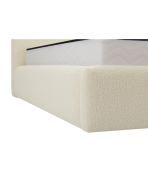 Giường Kevia Vải 120 Bucle White - Ảnh 5