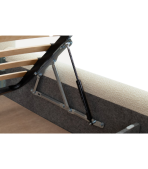 Giường Kevia Vải 120 Bucle White - Ảnh 6