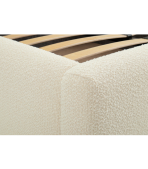 Giường Kevia Vải 120 Bucle White - Ảnh 7