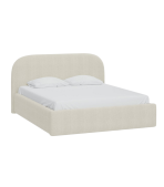 Giường Kevia Vải 140 Bucle White