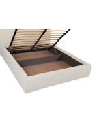 Giường Kevia Vải 140 Bucle White - Ảnh 8