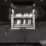 Giá bát đĩa Garis nâng hạ cơ GL06.60E - Ảnh 2