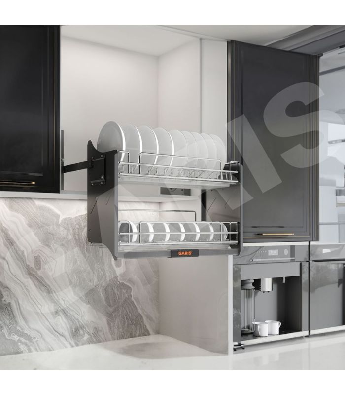 Gia-bat-dia-Garis-nang-ha-co-ML06 (3) Giá bát đĩa Garis nâng hạ cơ ML06.70V - Ảnh 1