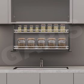 Giá gia vị Garis nâng hạ điện GL05.7X