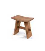 Đôn Saddle Ash Yên Ngựa Walnut Nhạt