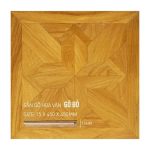 Sàn Gỗ Mỹ Thuật Gõ Đỏ 15mm 450x450mm