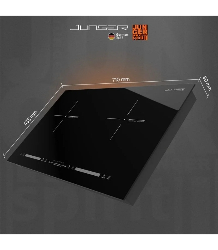 Bếp từ đôi Junger NKD-22+ lắp âm